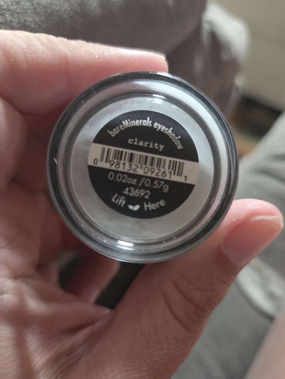 bareMinerals EyeColor Clarity .02 oz .57 g eye shadow NEW DISCONTINUED